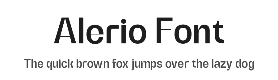 Alerio Font by zeenesia — Sans Serif Font