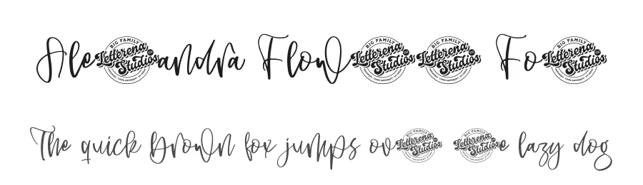 Alessandra Flowstar Font by letterenastudios — Script Handwritten Font