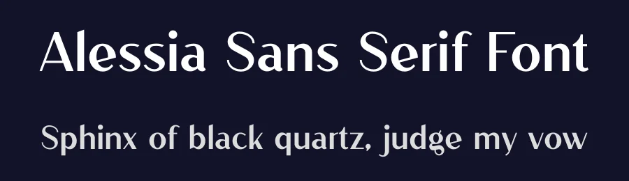 Alessia Sans Serif Font by vpcreativeshop — Sans Serif Font — thumbnail 2