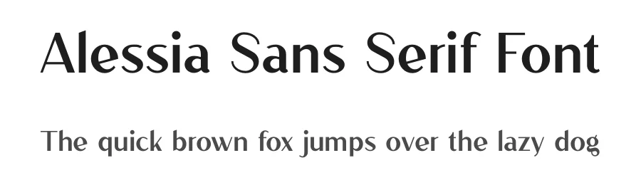 Alessia Sans Serif Font by vpcreativeshop — Sans Serif Font