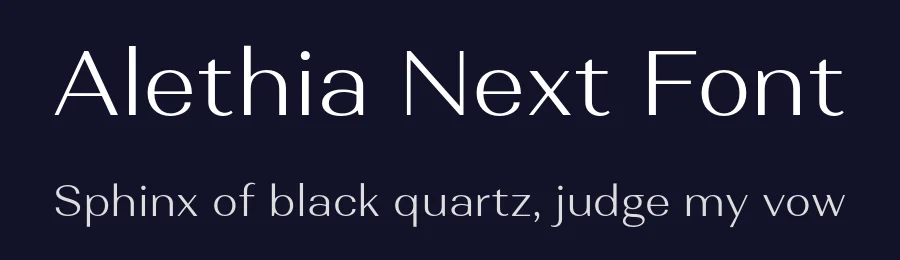 Alethia Next Font by Pepper Type — Sans Serif Font — thumbnail 2