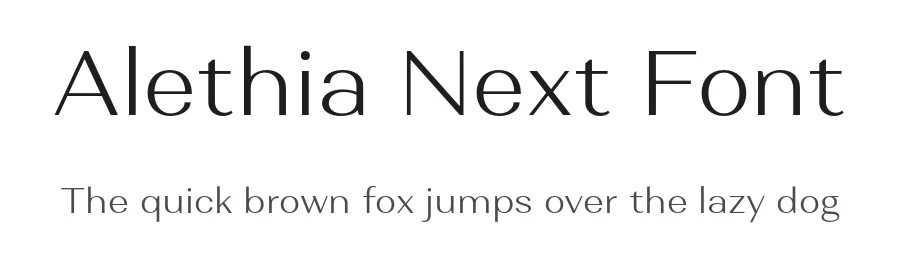 Alethia Next Font by Pepper Type — Sans Serif Font