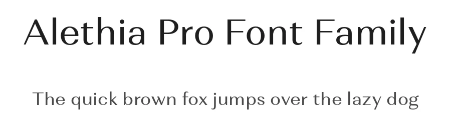 Alethia Pro Font Family by Mint Type — Sans Serif Font