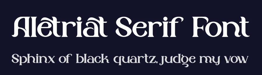 Aletriat Serif Font by Storytype — Serif Font — thumbnail 2