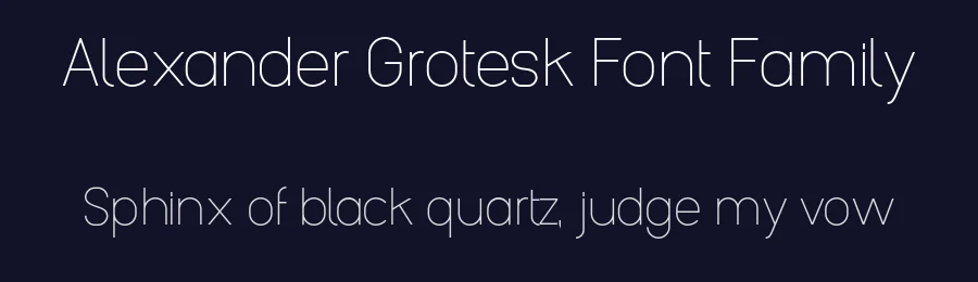 Alexander Grotesk Font Family by 178-MC — Decorative Font — thumbnail 2