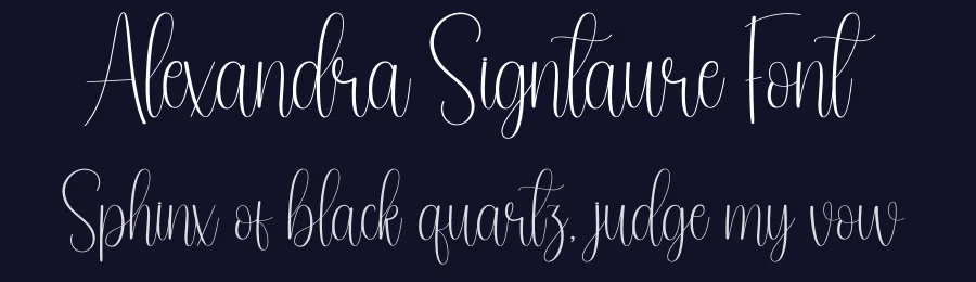 Alexandra Signtaure Font by andikastudio — Script Handwritten Font — thumbnail 2