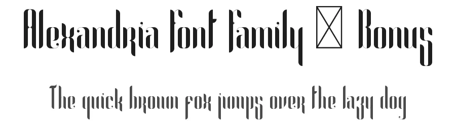 Alexandria Font Family + Bonus by vp_creative_shop — Display Font