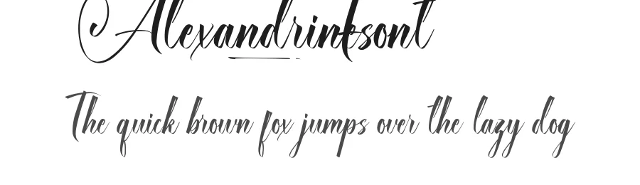 Alexandrines Font by edricstudio — Script Handwritten Font
