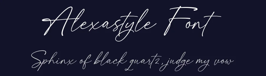 Alexastyle Font by muzletter — Script Handwritten Font — thumbnail 2