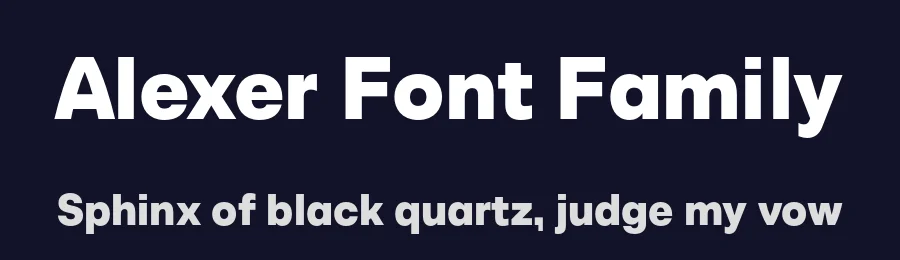Alexer Font Family by NicolassFonts — Sans Serif Font — thumbnail 2