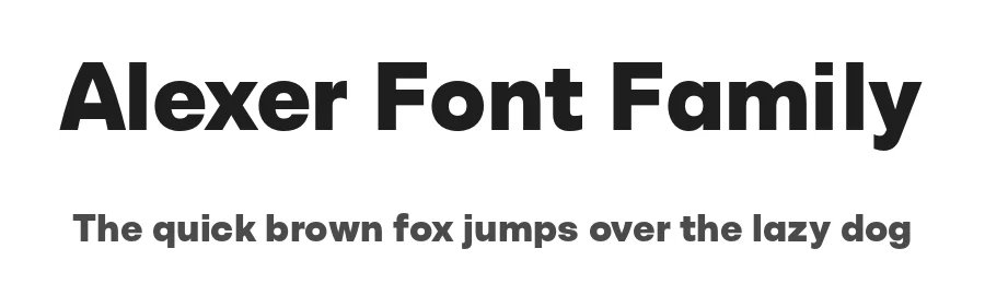 Alexer Font Family by NicolassFonts — Sans Serif Font