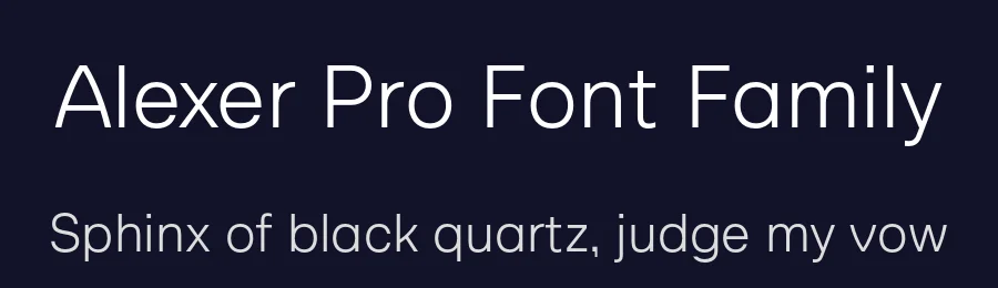 Alexer Pro Font Family by NicolassFonts — Sans Serif Font — thumbnail 2