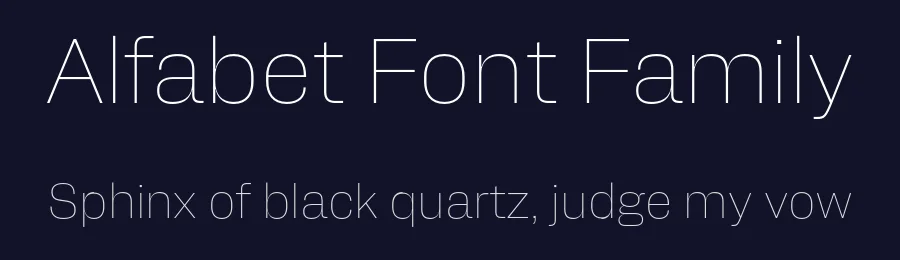 Alfabet Font Family by Borutta Group — Sans Serif Font — thumbnail 2