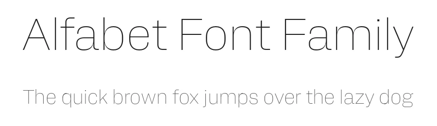 Alfabet Font Family by Borutta Group — Sans Serif Font