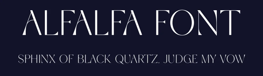 Alfalfa Font by vpcreativeshop — Display Font — thumbnail 2