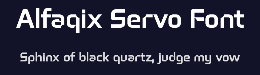 Alfaqix Servo Font by Typodermic — Sans Serif Font — thumbnail 2