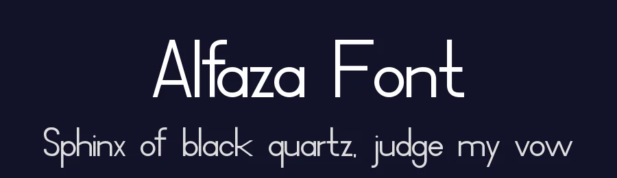 Alfaza Font by Letternesia studio — Display Font — thumbnail 2