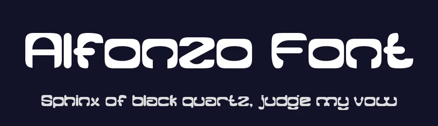 Alfonzo Font by Letternesia studio — Display Font — thumbnail 2