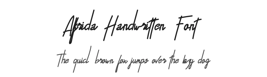 Alfrida Handwritten Font by edricstudio — Script Handwritten Font