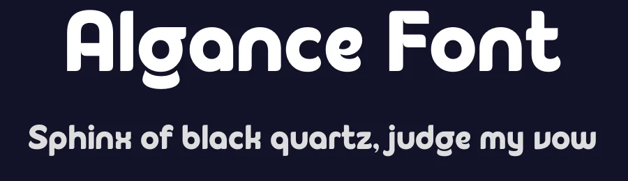 Algance Font by Rantautype — Display Font — thumbnail 2