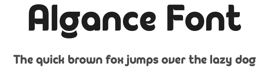 Algance Font by Rantautype — Display Font
