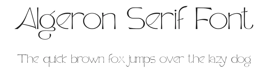 Algeron Serif Font by Jolicia Type — Serif Font