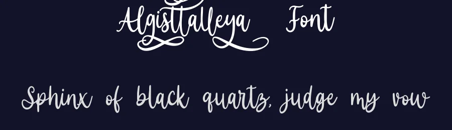 Algisttalleya Font by qwrtype — Script Handwritten Font — thumbnail 2