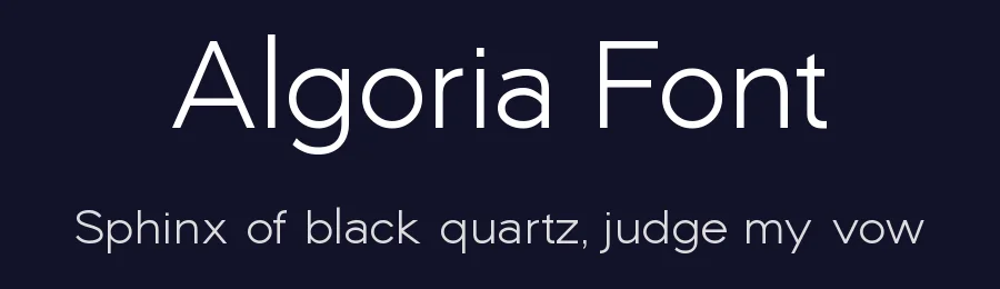 Algoria Font by Sealoung — Sans Serif Font — thumbnail 2