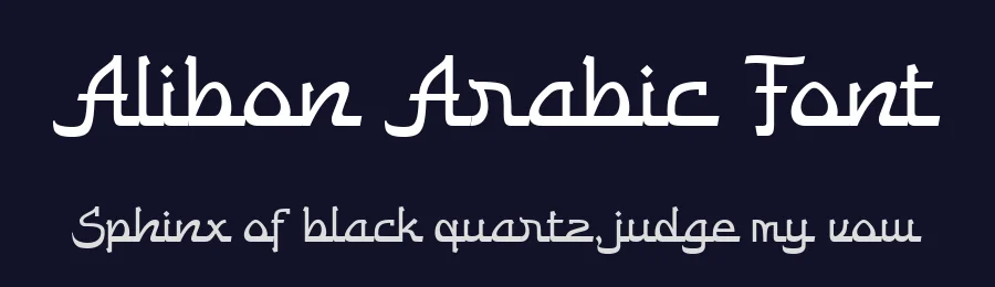 Alibon Arabic Font by alit design — Script Handwritten Font — thumbnail 2