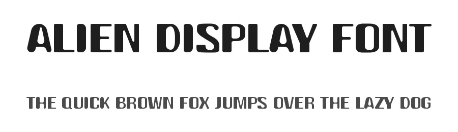 Alien Display Font by WNGSTD — Display Font