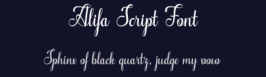 Alifa Script Font by adymarwah52 — Script Handwritten Font — thumbnail 2