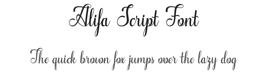 Alifa Script Font by adymarwah52 — Script Handwritten Font