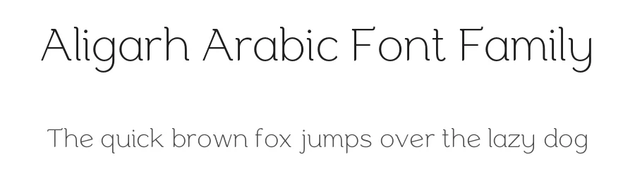 Aligarh Arabic Font Family by namelatype — Slab Serif Font