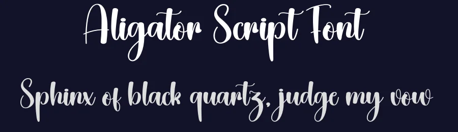 Aligator Script Font by creativeletter — Script Handwritten Font — thumbnail 2