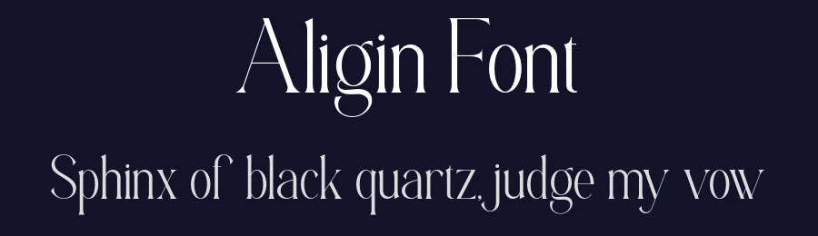 Aligin Font by SlideShoot — Decorative Font — thumbnail 2