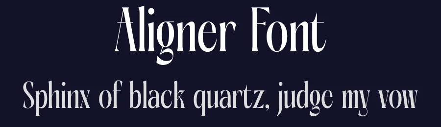Aligner Font by timelesstype.co — Serif Font — thumbnail 2