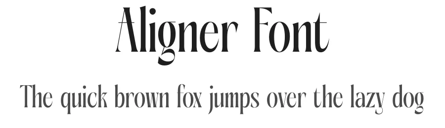 Aligner Font by timelesstype.co — Serif Font
