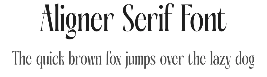 Aligner Serif Font by timelesstype.co — Serif Font