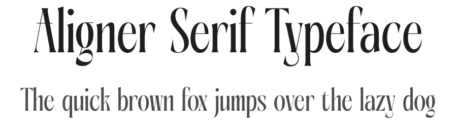 Aligner Serif Typeface by timelesstype.co — Display Font