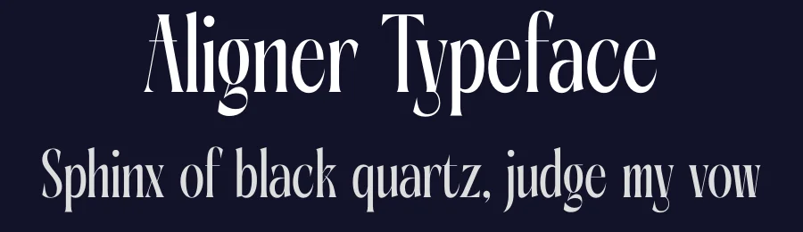 Aligner Typeface by timelesstype.co — Display Font — thumbnail 2