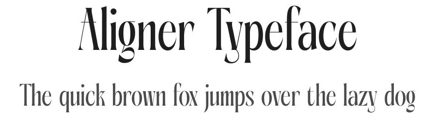 Aligner Typeface by timelesstype.co — Display Font