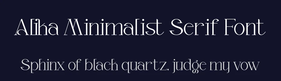Alika Minimalist Serif Font by Storytype — Serif Font — thumbnail 2