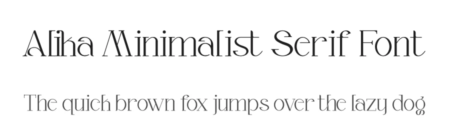 Alika Minimalist Serif Font by Storytype — Serif Font