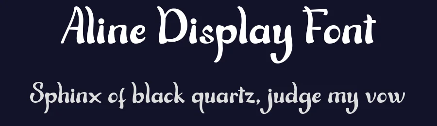 Aline Display Font by Dantype — Display Font — thumbnail 2