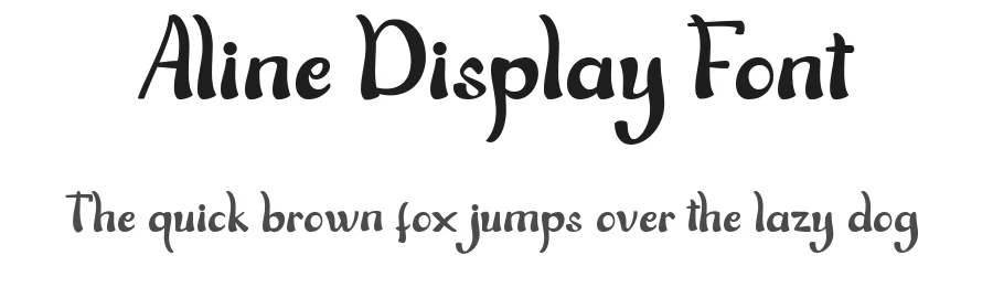 Aline Display Font by Dantype — Display Font