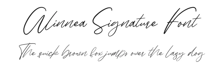 Alinnea Signature Font by Garisman Studio — Script Handwritten Font