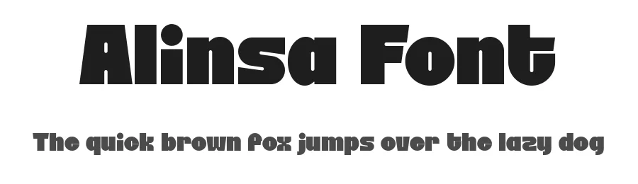 Alinsa Font by Uncarving โ Display Font
