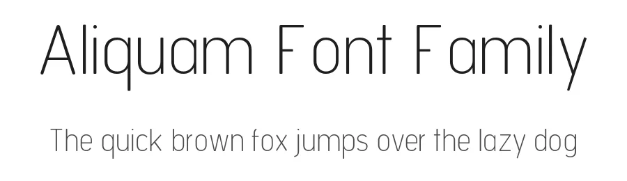 Aliquam Font Family by Webhance Studio — Sans Serif Font