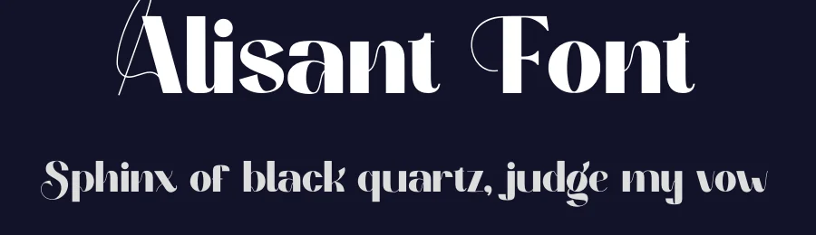 Alisant Font by bearydsgn — Display Font — thumbnail 2