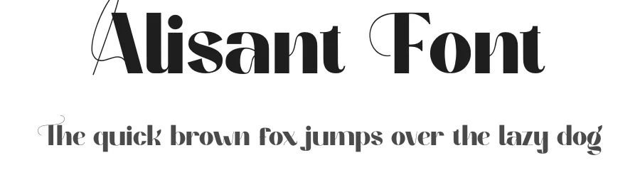 Alisant Font by bearydsgn — Display Font